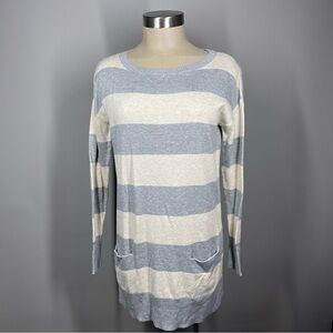 Caslon Striped Sweater Dress with Pockets